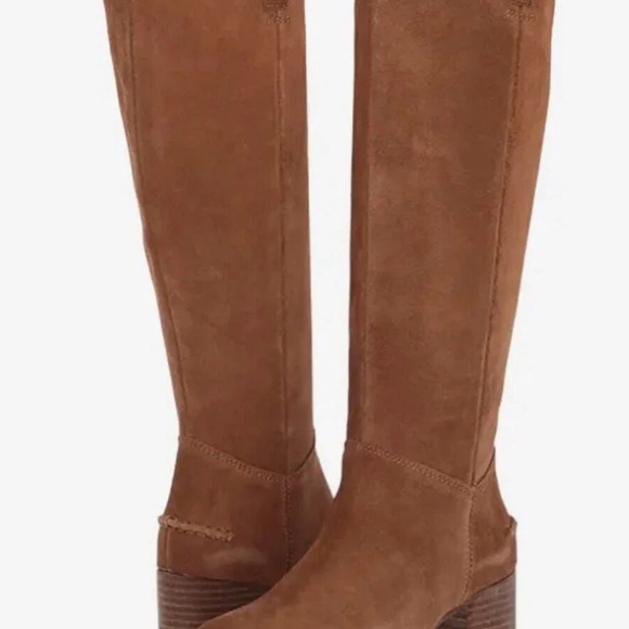 UGG Shoes - Ugg Arana knee high suede chestnut boots size 10